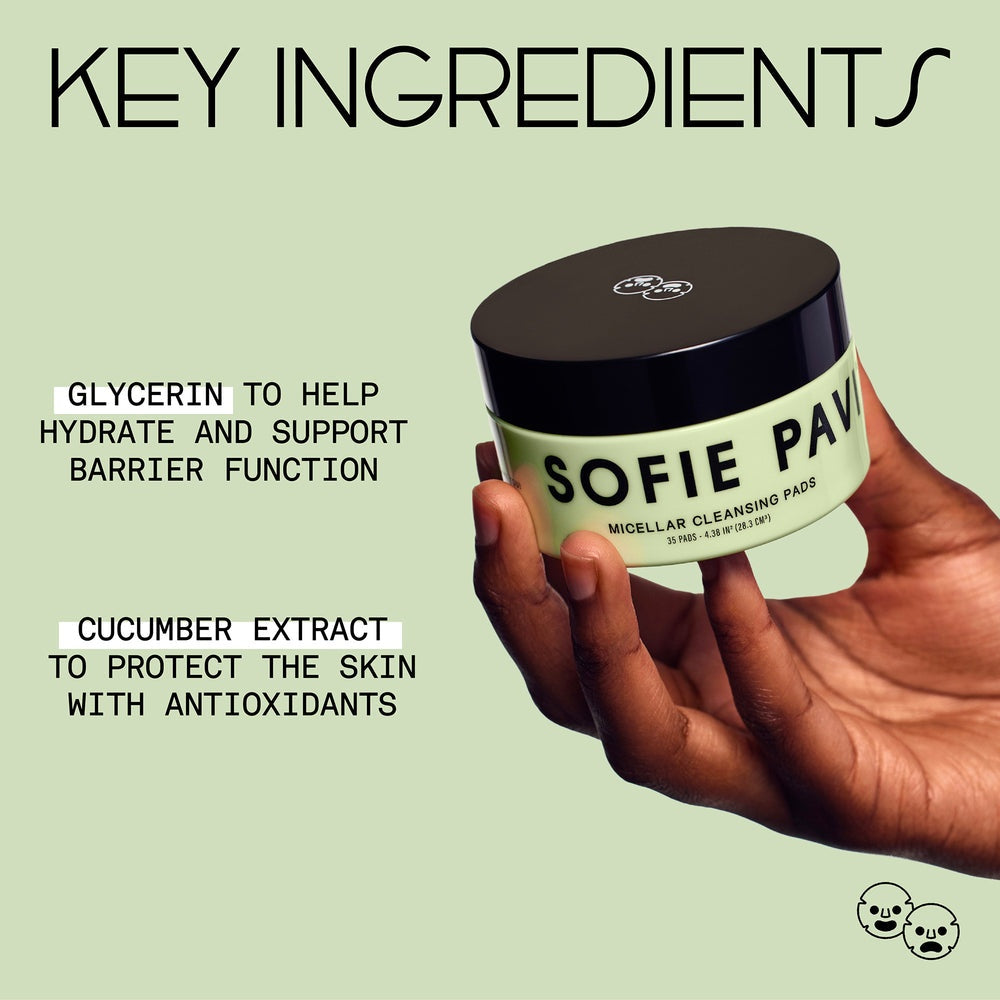 SOFIE PAVITT FACE Micellar Cleansing Pads - 35 Pads