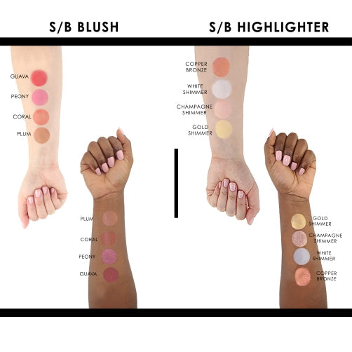 TEMPTU S/B Blushes & Highlighters Set 8pk 0.25oz