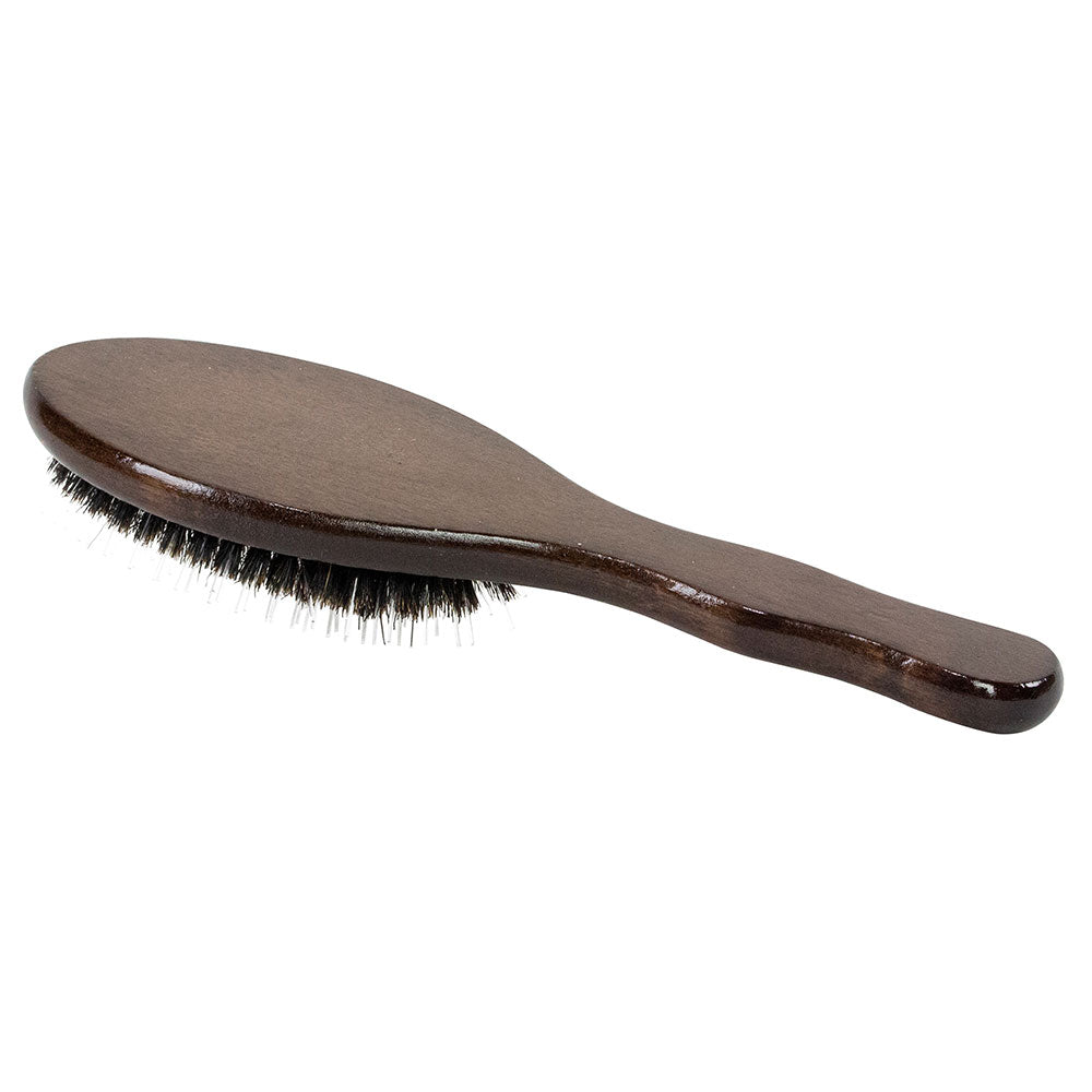 Bass Brushes 3 Series Shine & Condition Brush - Pure Natural Bristle + Nylon Pin
