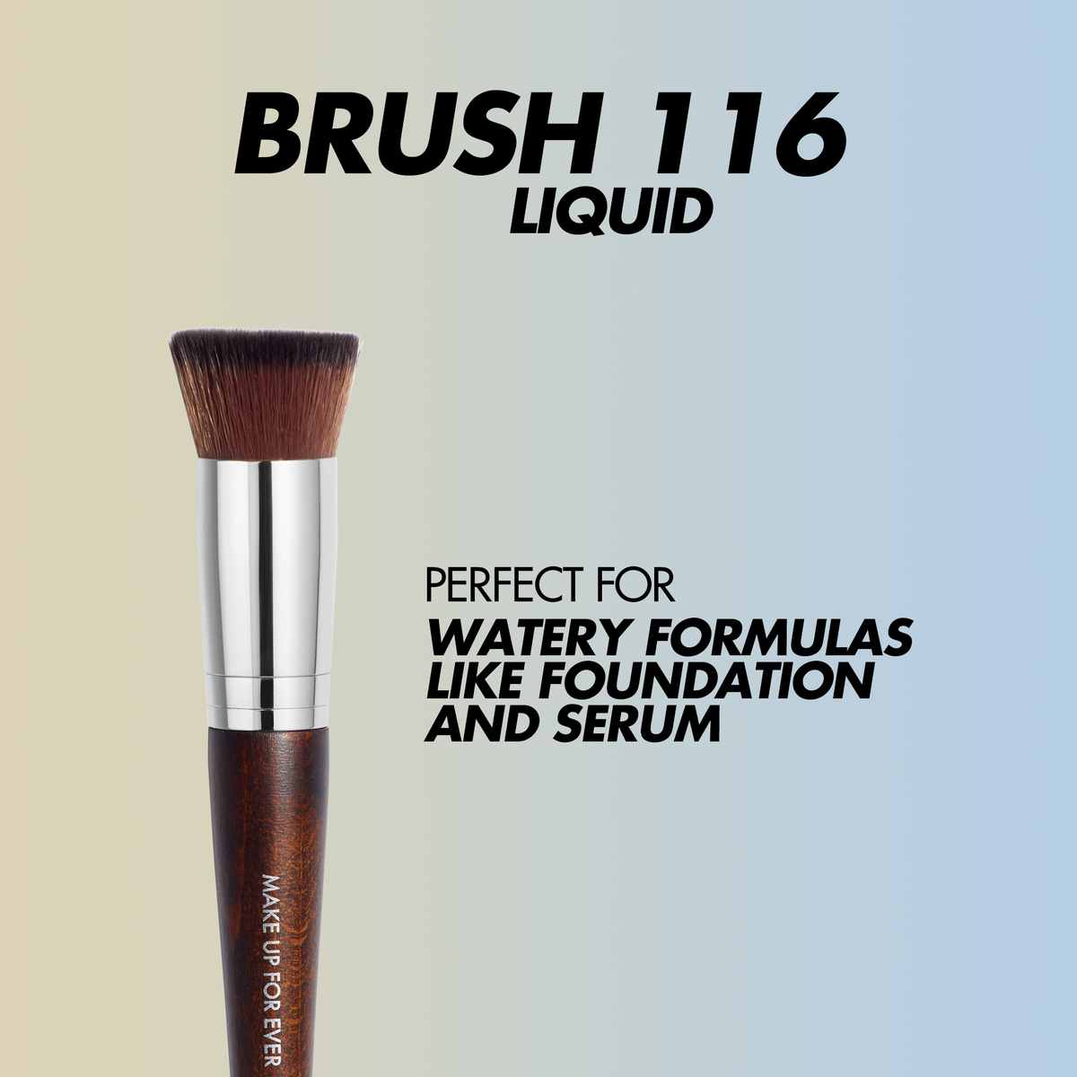 Make Up For Ever Airbrush Finish Foundation Brush 116