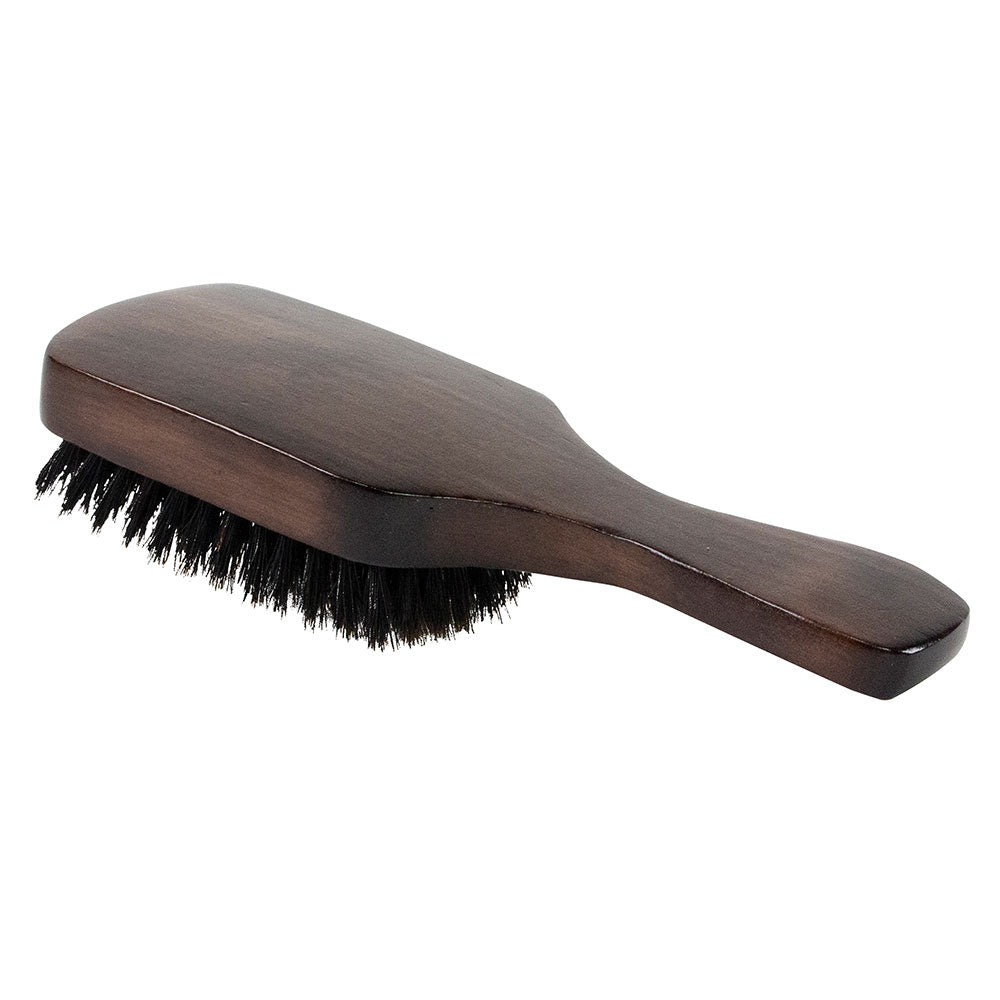 Bass Brushes 3 Series Men's Brush - Natural Beechwood Handle + 100% Pure Natural Bristles