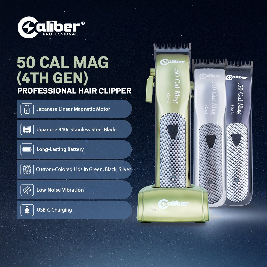 Caliber .50 Cal Mag High Speed Magnetic Motor Cordless Clipper 4th Generation