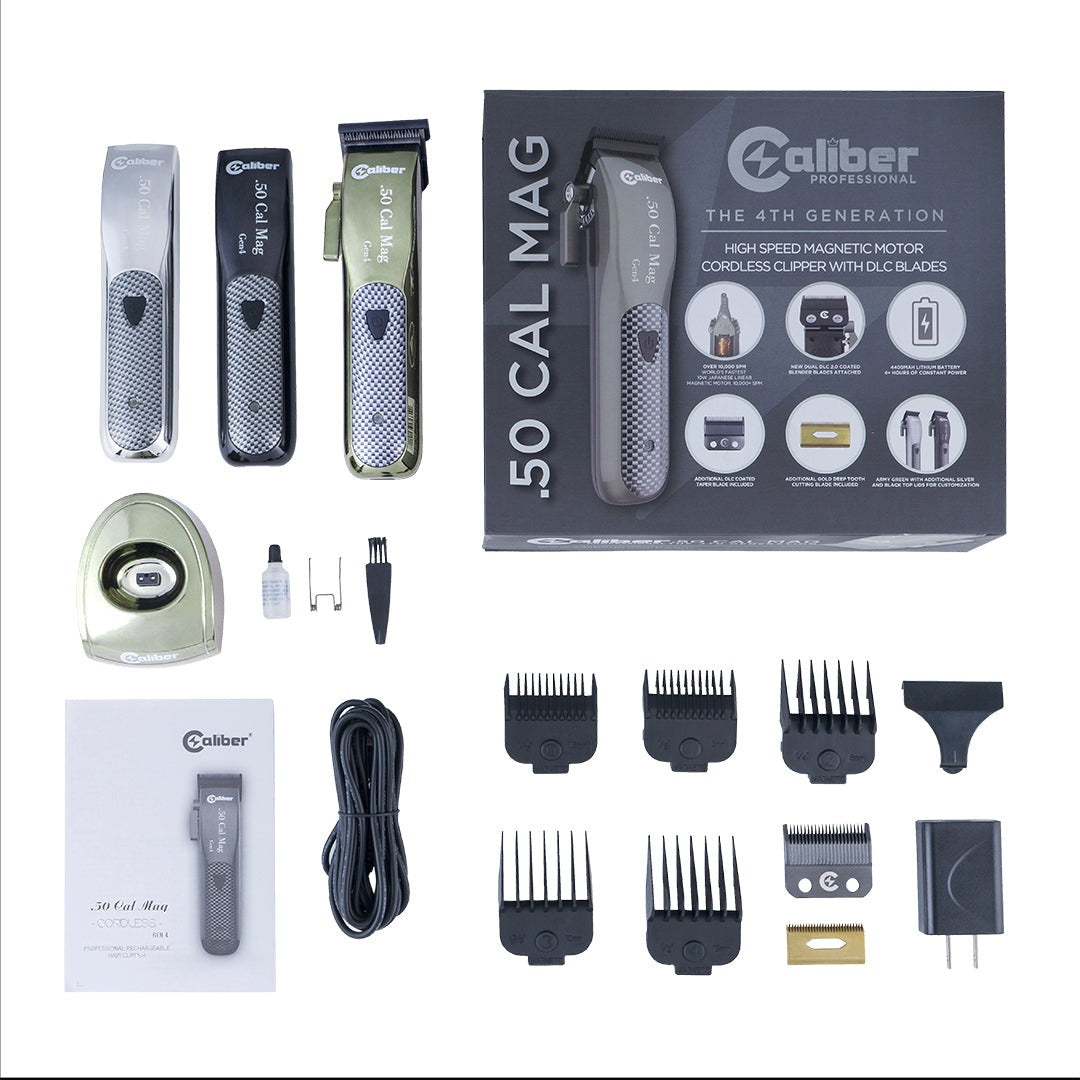 Caliber .50 Cal Mag High Speed Magnetic Motor Cordless Clipper 4th Generation