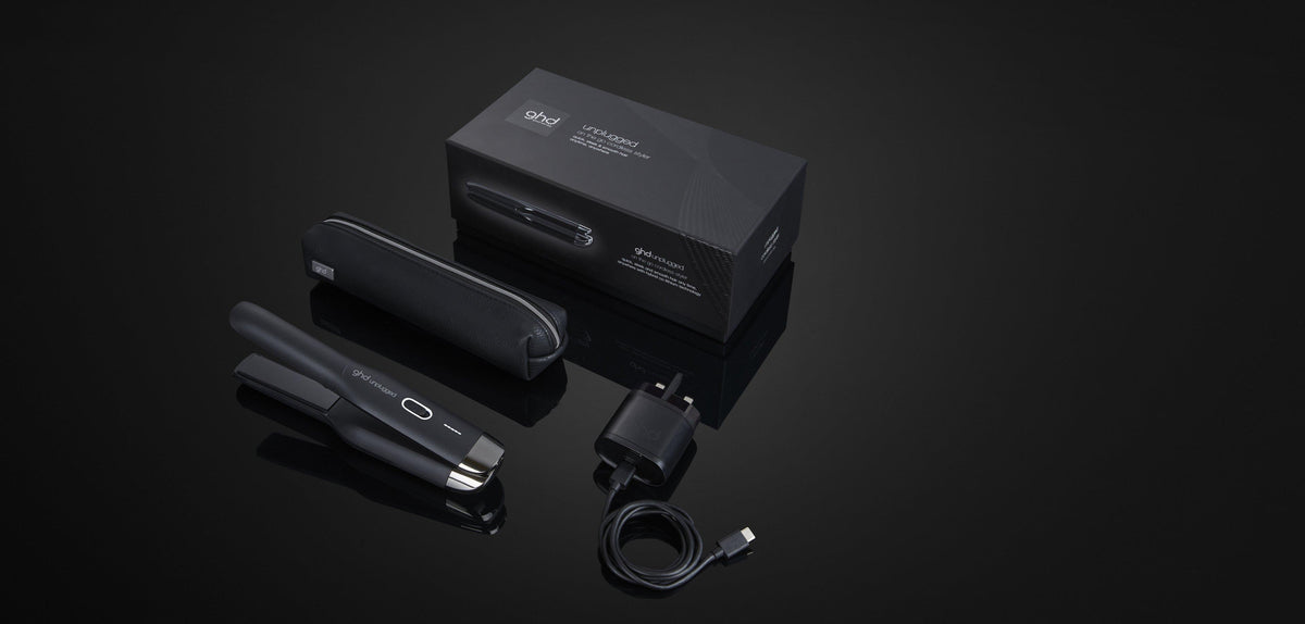 ghd Unplugged Styler - Cordless Flat Iron Black
