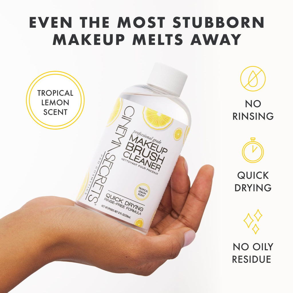 Cinema Secrets Tropical Lemon Makeup Brush Cleaner 8oz