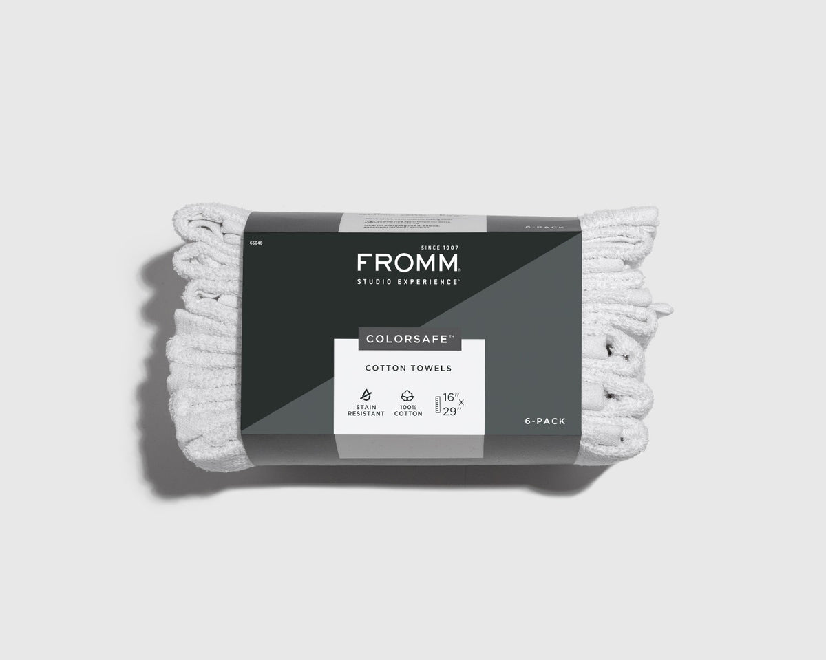 Fromm Diane 65048 Color Studio Colorsafe Cotton Towels 6pk