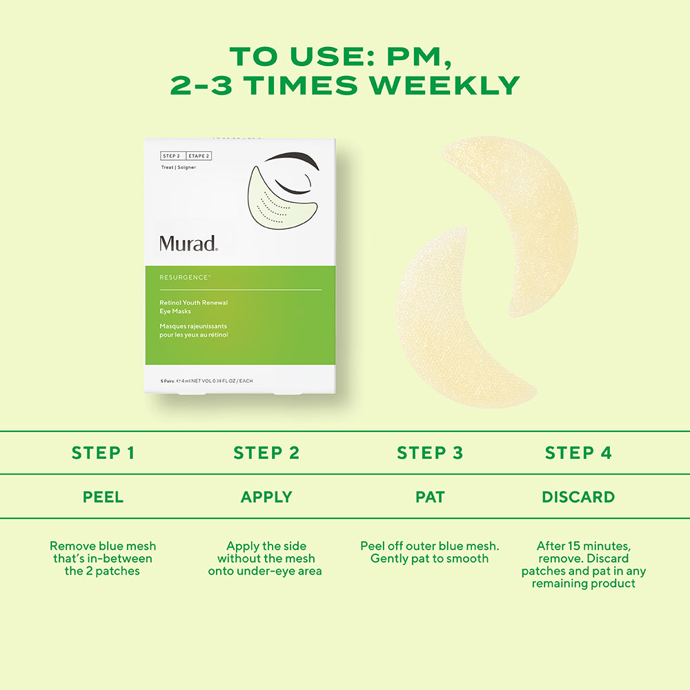 Murad Dr. Zion x Murad Retinol Youth Renewal Eye Masks -5 Pack