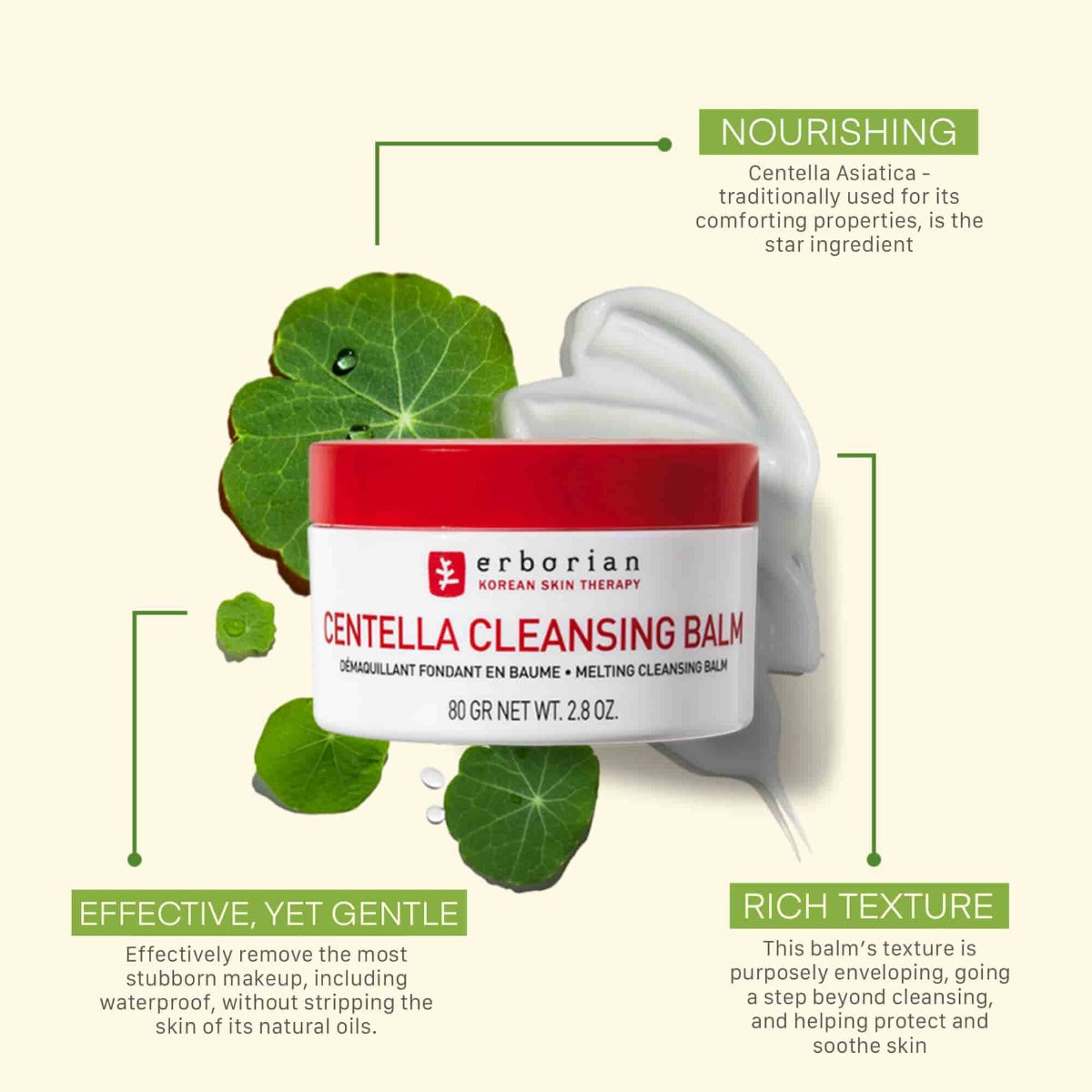 Erborian Centella Cleansing Balm 2.8oz