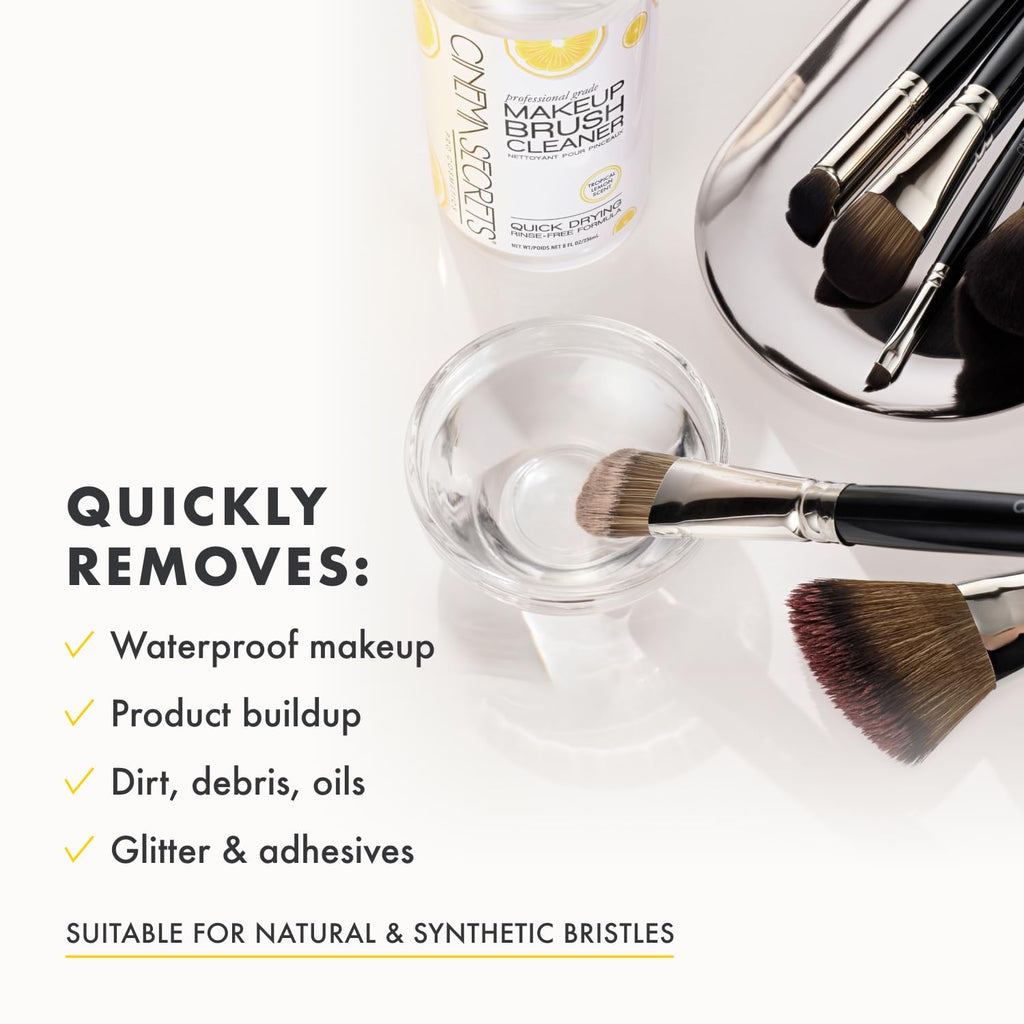 Cinema Secrets Tropical Lemon Makeup Brush Cleaner 8oz