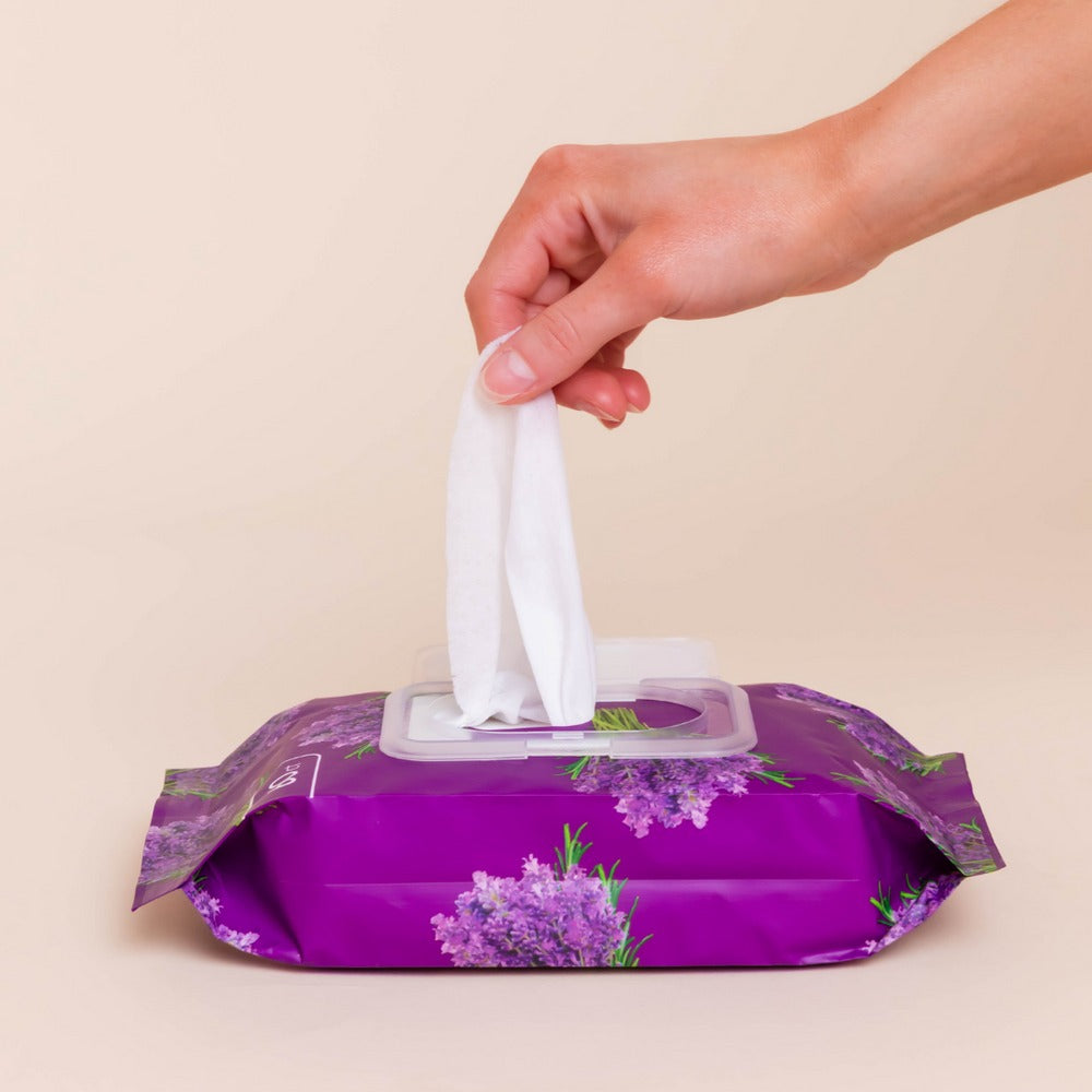 Petal Fresh Calming Lavender & Rosemary Makeup Removing Cleansing Wipes 60ct