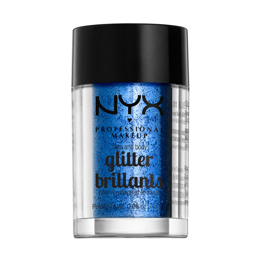 NYX Face and Body Glitter - GLI01 Blue