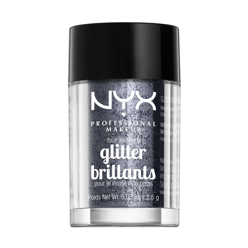 NYX Face and Body Glitter - GLI12 Gunmetal