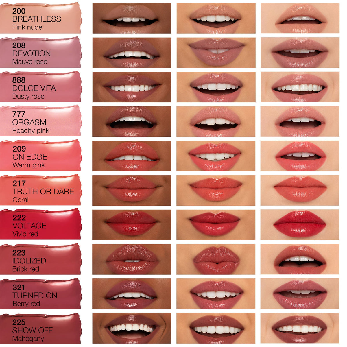 NARS Afterglow Sensual Shine Lipstick