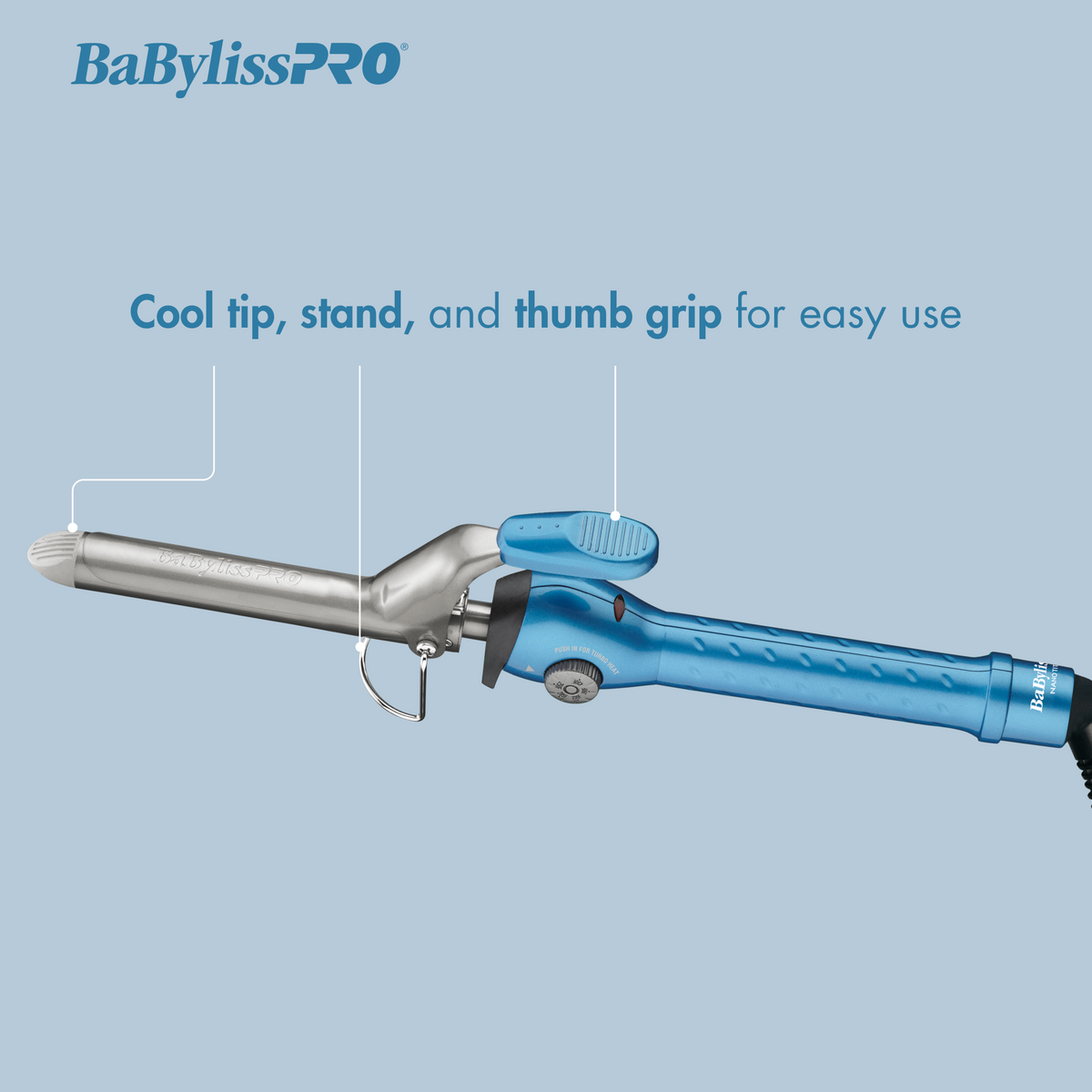 Babyliss PRO Nano Titanium 1 1/4" Spring Curling Iron