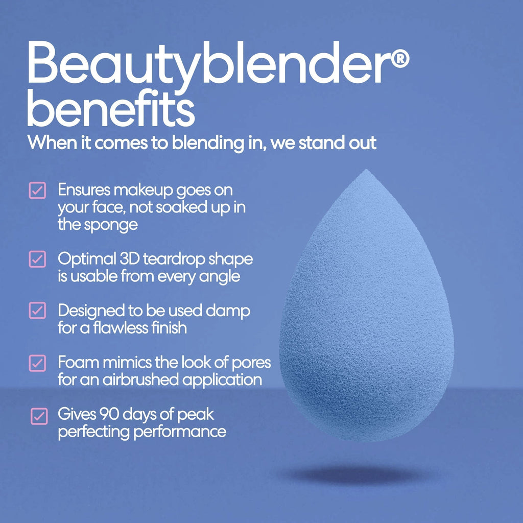 beautyblender Denim Limited-Edition Makeup Sponge Single