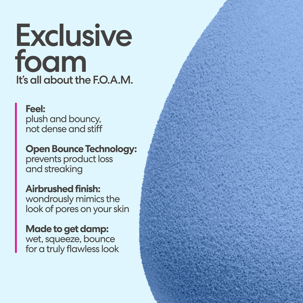 beautyblender Denim Limited-Edition Makeup Sponge Single