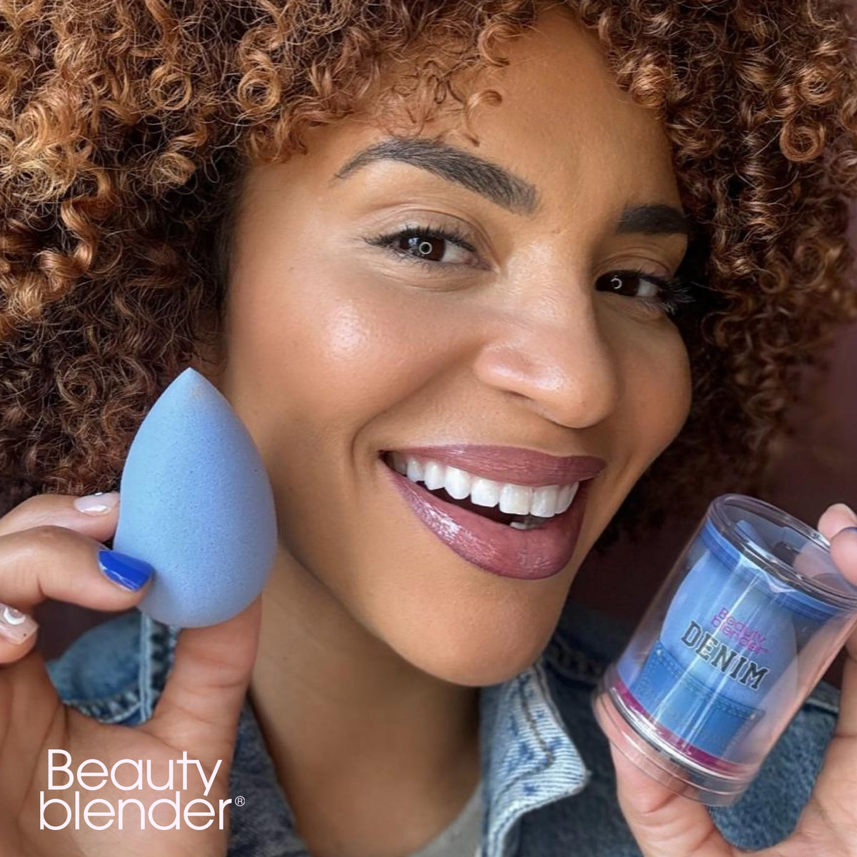 beautyblender Denim Limited-Edition Makeup Sponge Single