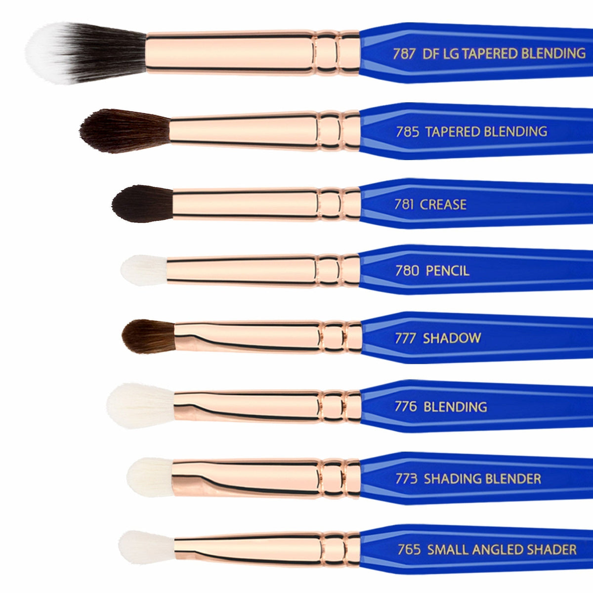 Bdellium Golden Triangle Eyes Only Complete 15pc. Brush Set with Pouch