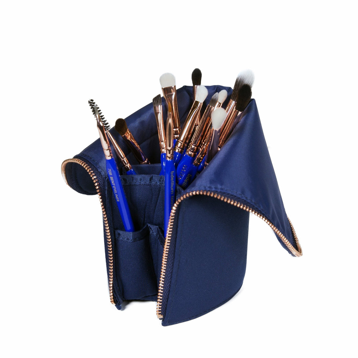 Bdellium Golden Triangle Eyes Only Complete 15pc. Brush Set with Pouch