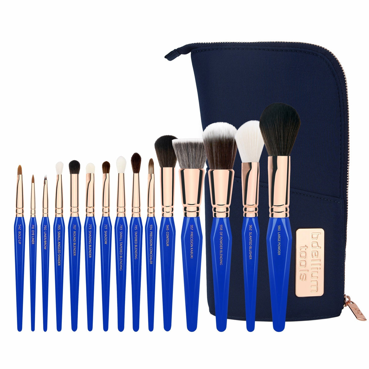Bdellium Golden Triangle PHASE I Complete 15pc. Brush Set with Pouch