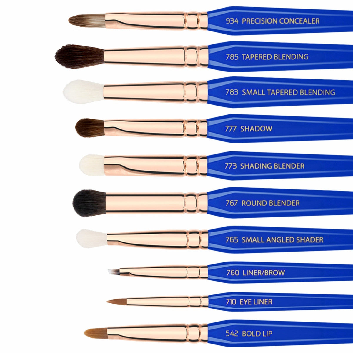 Bdellium Golden Triangle PHASE I Complete 15pc. Brush Set with Pouch