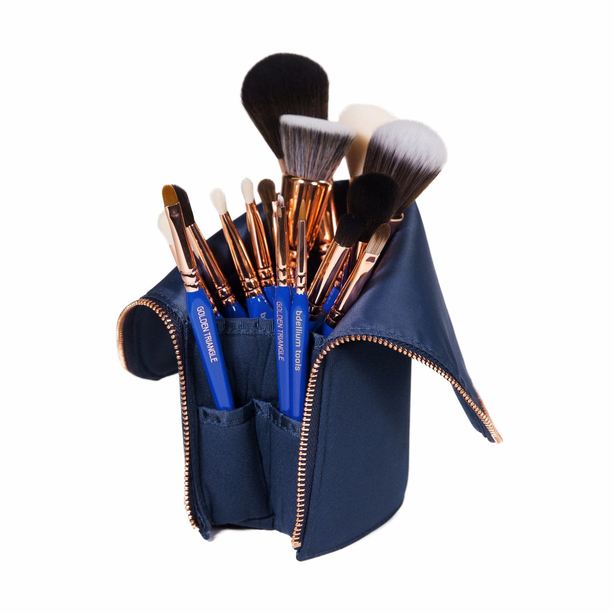 Bdellium Golden Triangle PHASE I Complete 15pc. Brush Set with Pouch