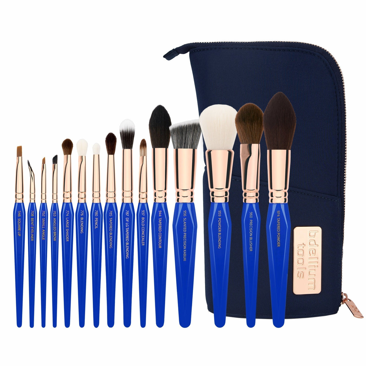 Bdellium Golden Triangle PHASE II Complete 15pc. Brush Set with Pouch