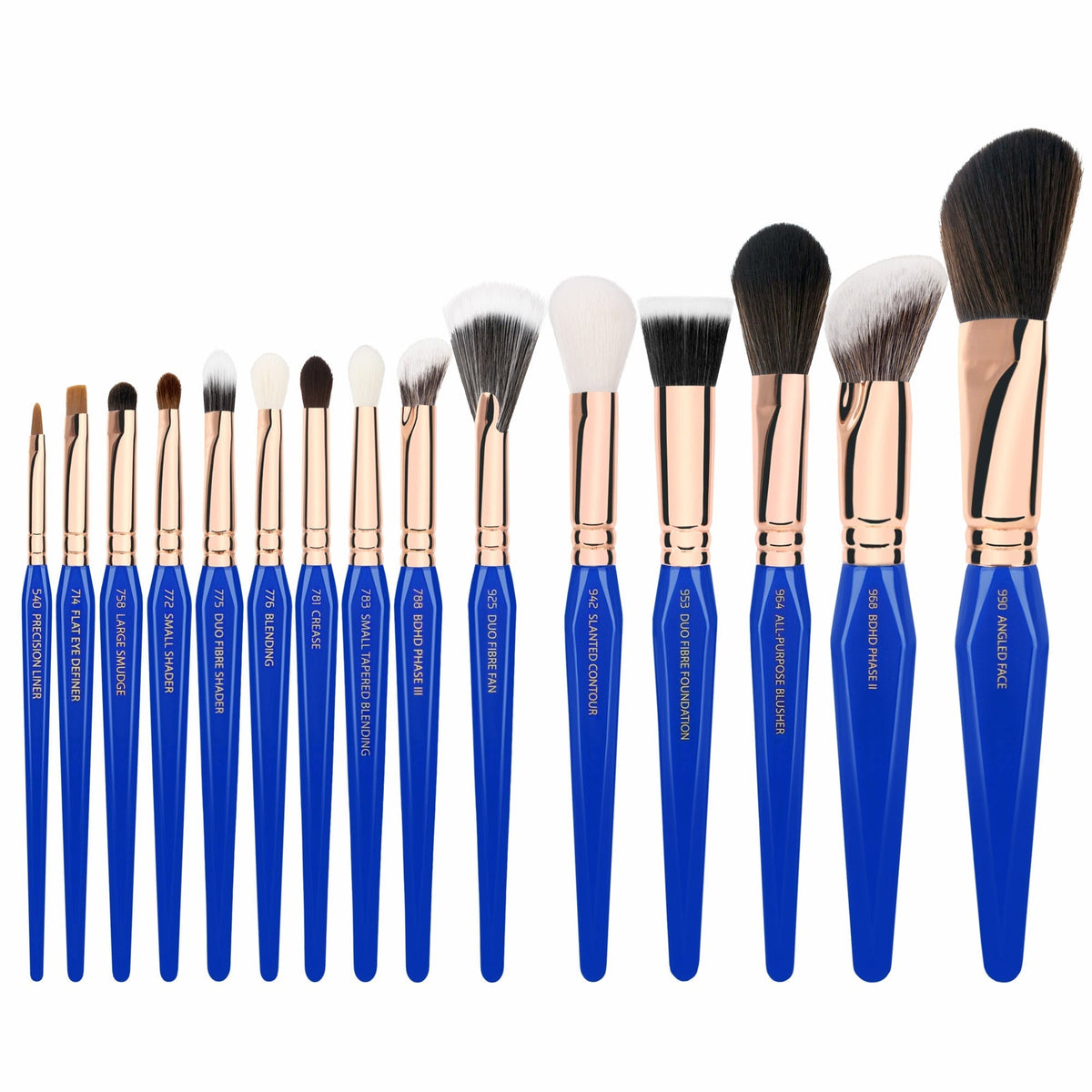 Bdellium Golden Triangle Phase III Complete 15pc. Brush Set with Pouch