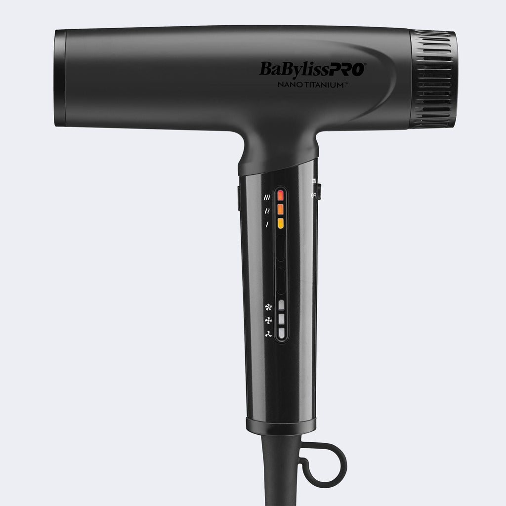 Babyliss Nano Titanium Matte Black Light Ionic High-Speed Dryer