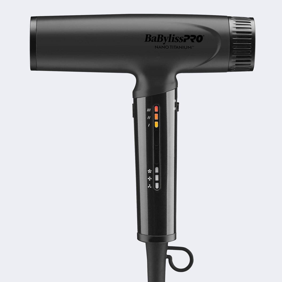 Babyliss Nano Titanium Matte Black Light Ionic High-Speed Dryer