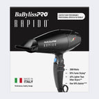 Babyliss PRO Rapido Dryer (Black)