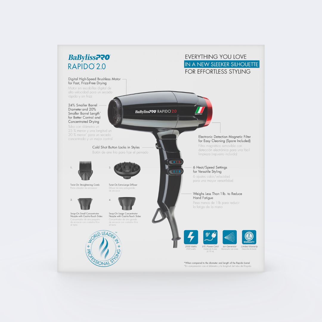 Babyliss High Speed Rapido 2.0 Dryer