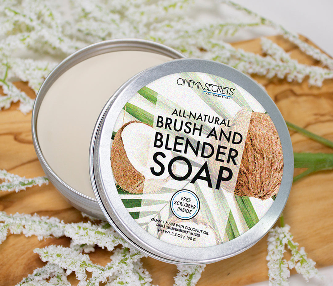 Cinema Secrets All-Natural Solid Brush Soap 3.5oz