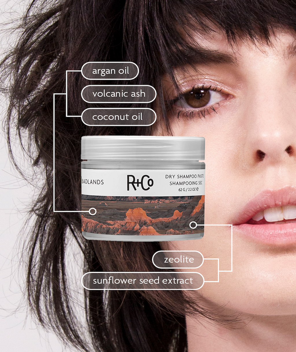 R+Co Badlands Dry Shampoo Paste