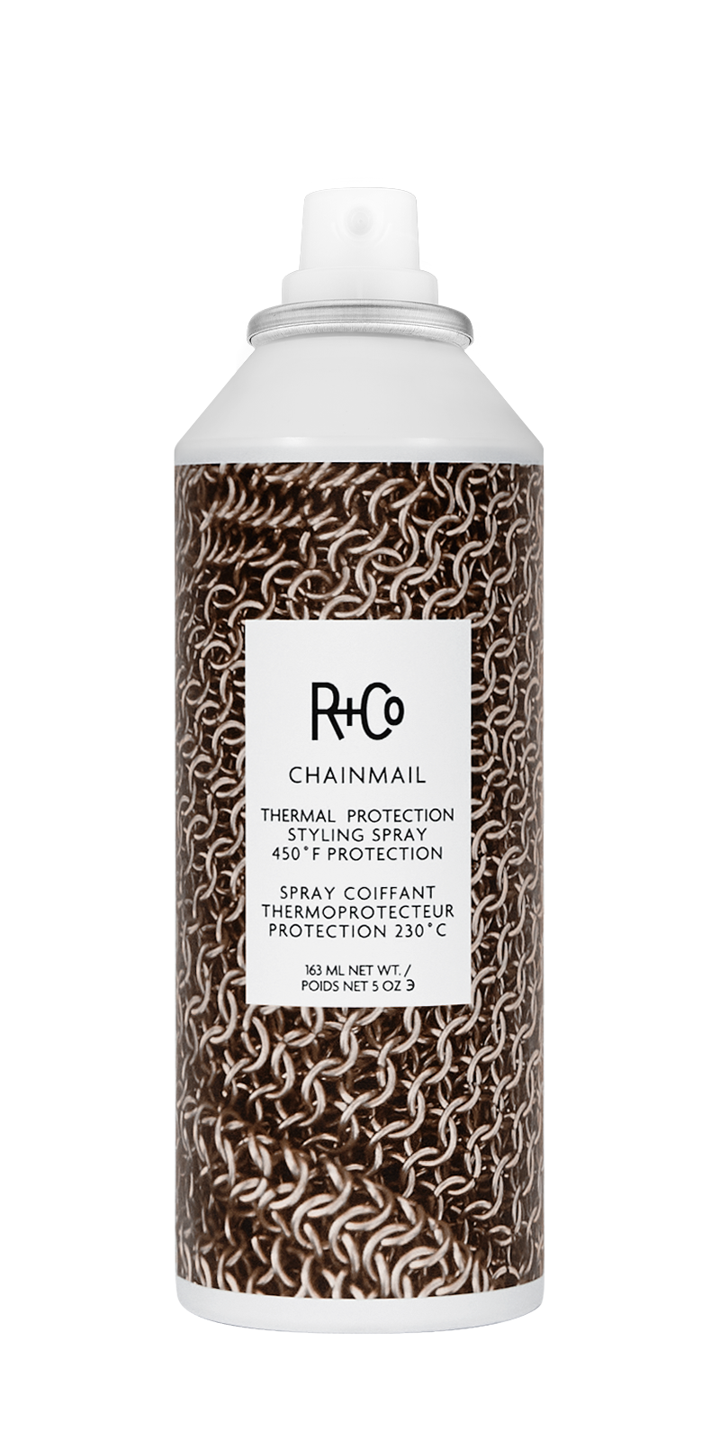 R+Co Chainmail Thermal Protection Styling Spray 5oz