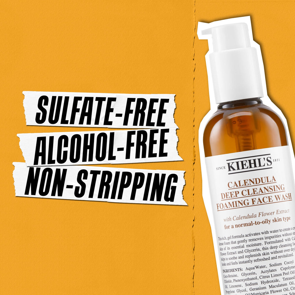 Kiehl's Calendula Deep Cleansing Foaming Face Wash 16.9oz