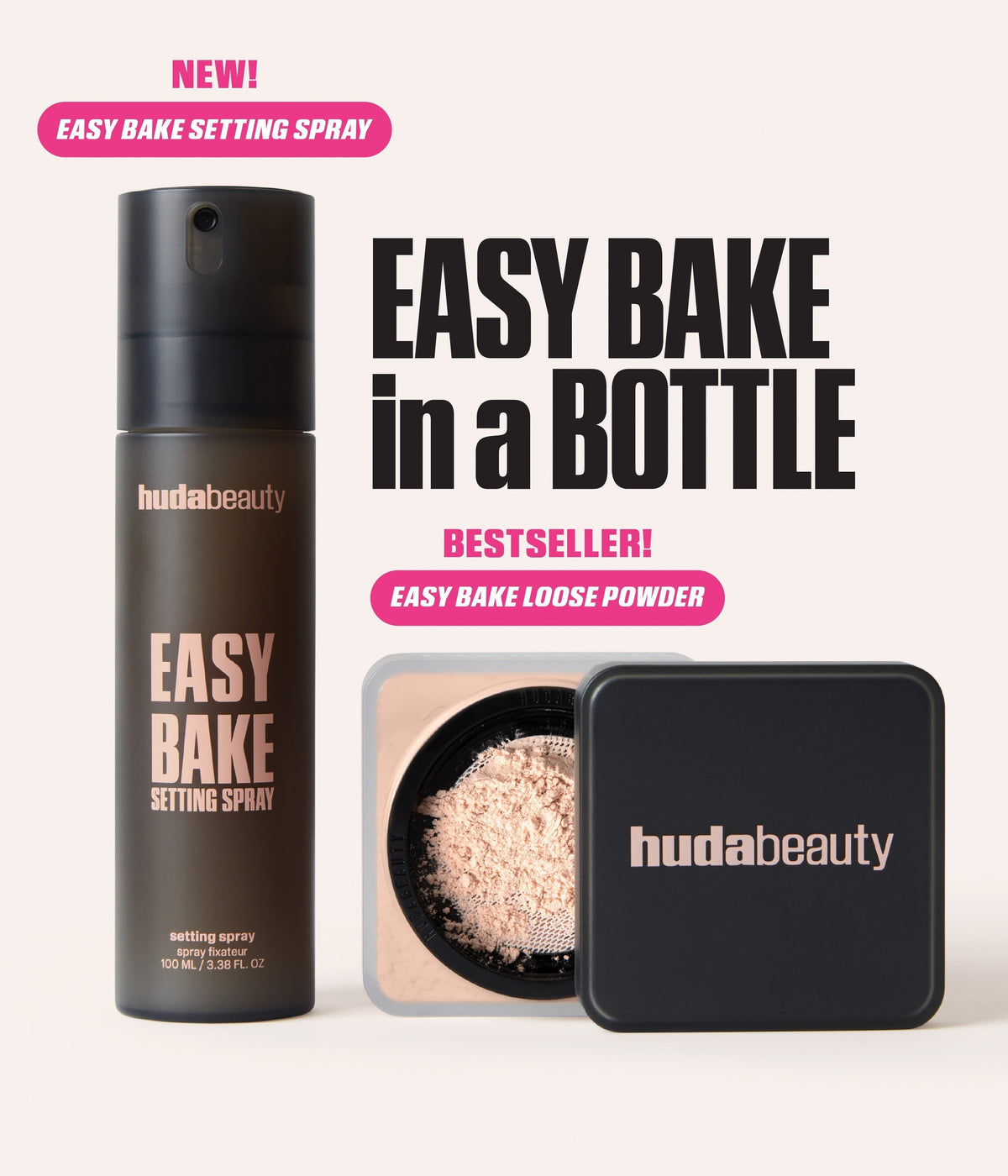 Huda Beauty Easy Bake Setting Spray 3.38oz