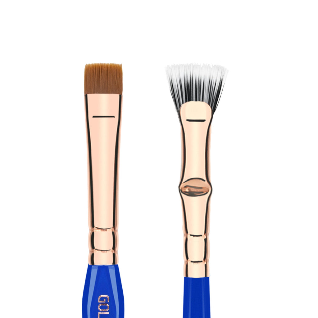 Bdellium Golden Triangle 727 Double-Ended Bent Lash Fan / Flat Definer