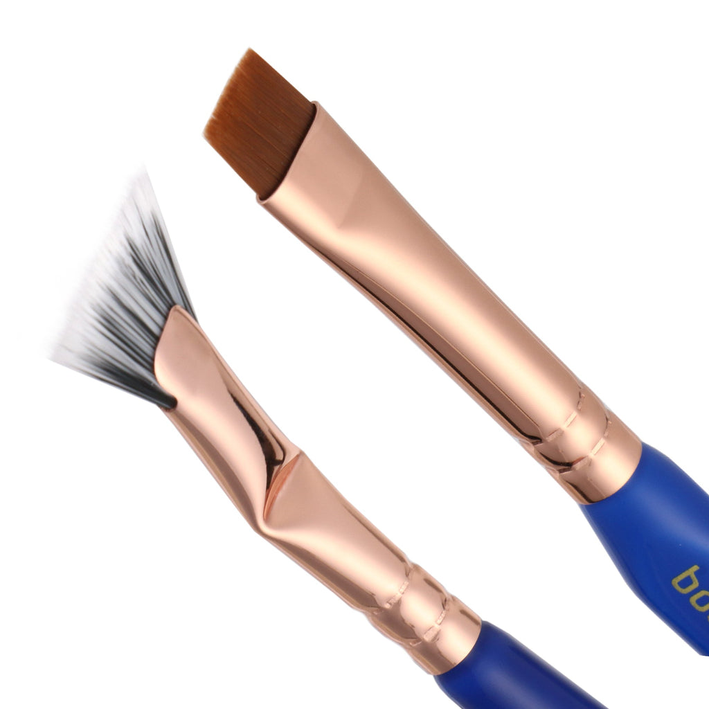 Bdellium Golden Triangle 727 Double-Ended Bent Lash Fan / Flat Definer