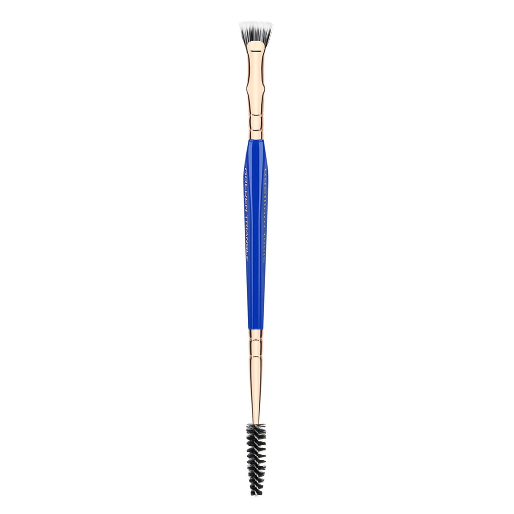 Bdellium Golden Triangle 728 Double-Ended Bent Lash Fan / Spoolie