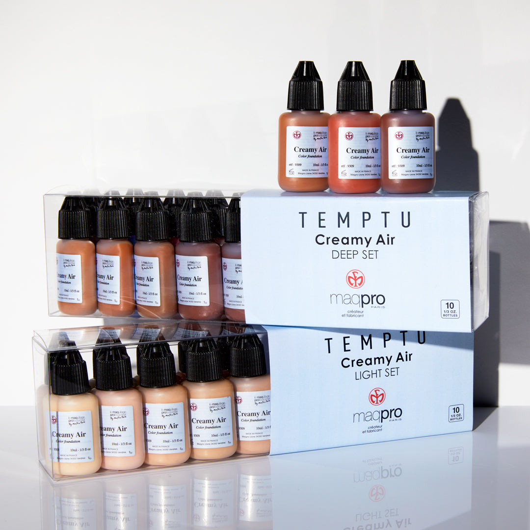 TEMPTU X MAQPRO Creamy Air Light Corrective Makeup & Tattoo Set