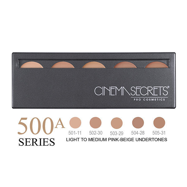 Cinema Secrets Ultimate Foundation 5-in-1 Pro Palette 500A Series