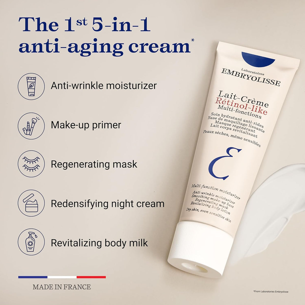 Embryolisse Lait Crème Retinol-Like 2.54oz