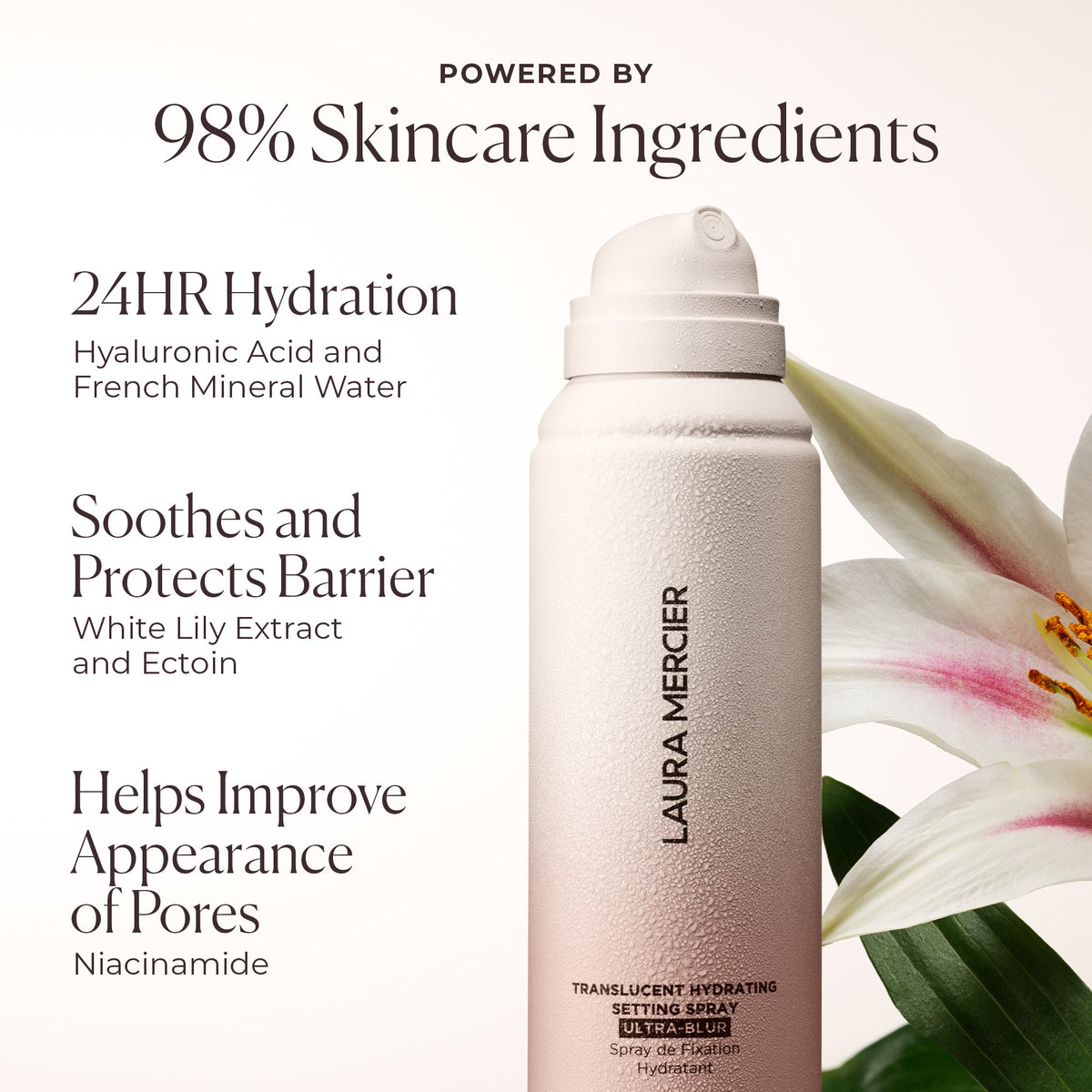 Laura Mercier Translucent Hydrating Setting Spray Ultra-Blur 100ml