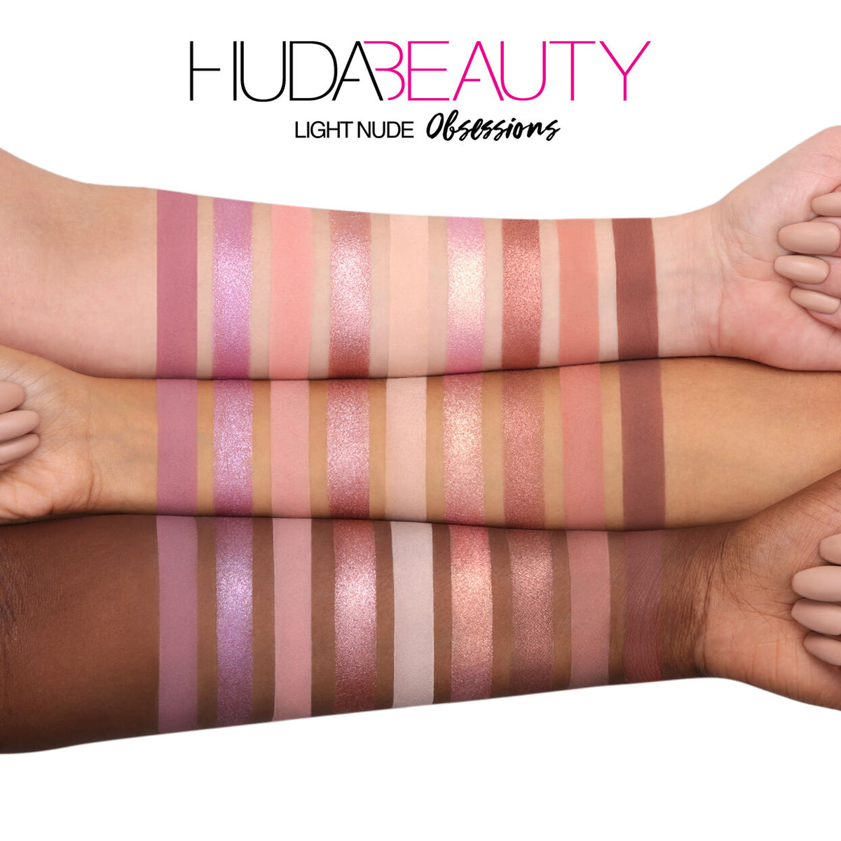 Huda Beauty NUDE Obsessions Eyeshadow Palette - NUDE Medium