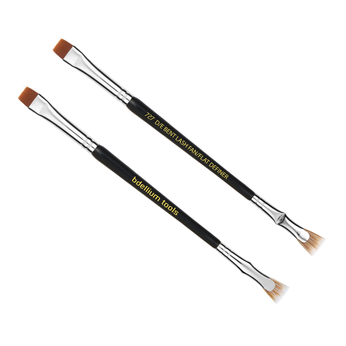 Bdellium Maestro 727 Double-Ended Bent Lash Fan / Flat Definer