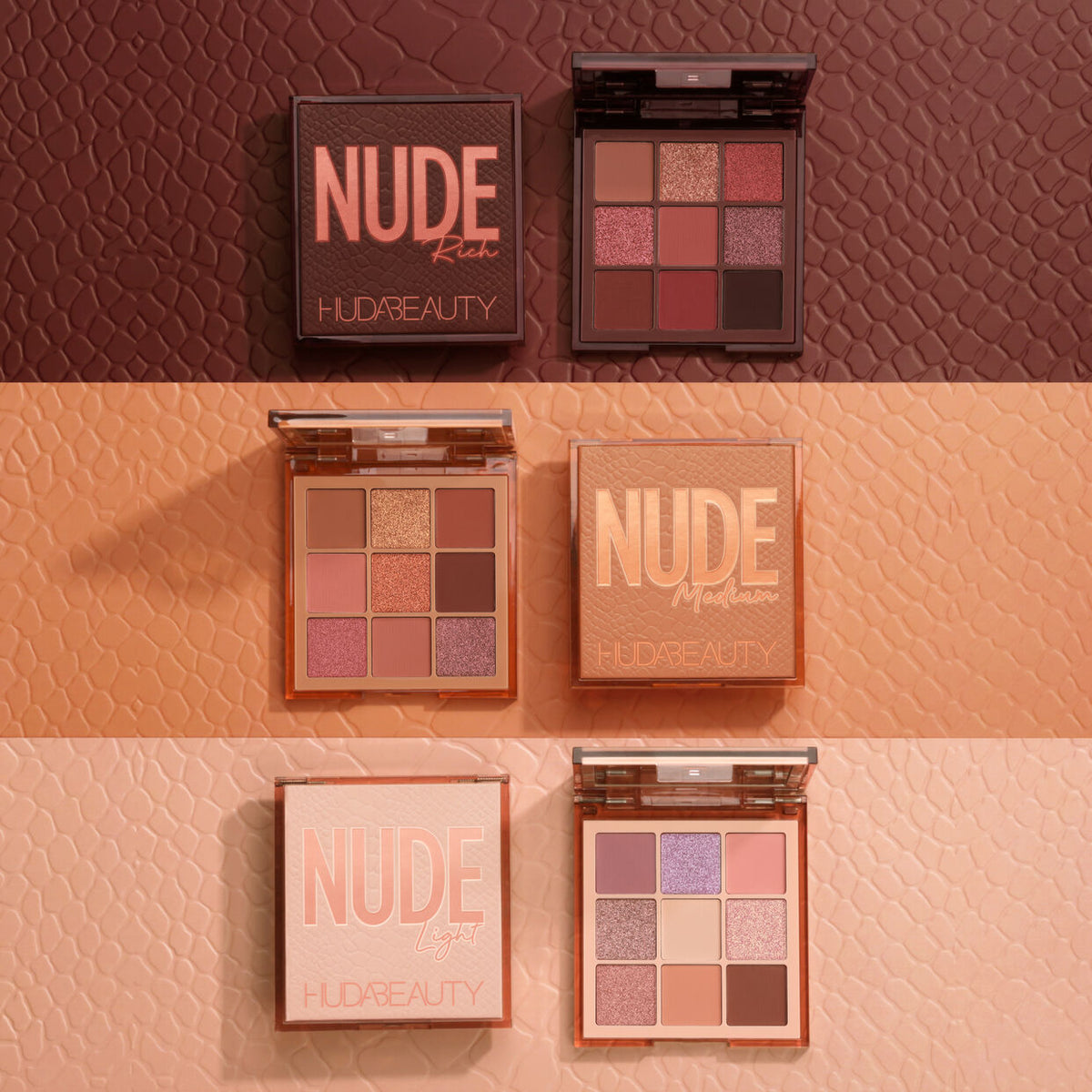 Huda Beauty NUDE Obsessions Eyeshadow Palette - NUDE Medium