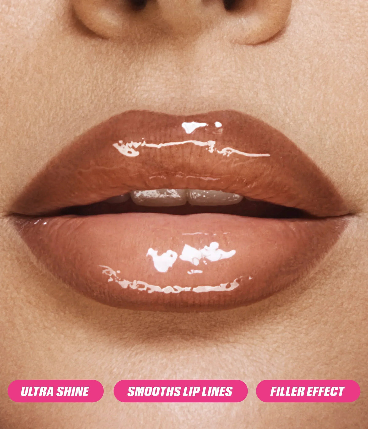 Huda Beauty FAUX FILLER Extra Shine Lip Gloss