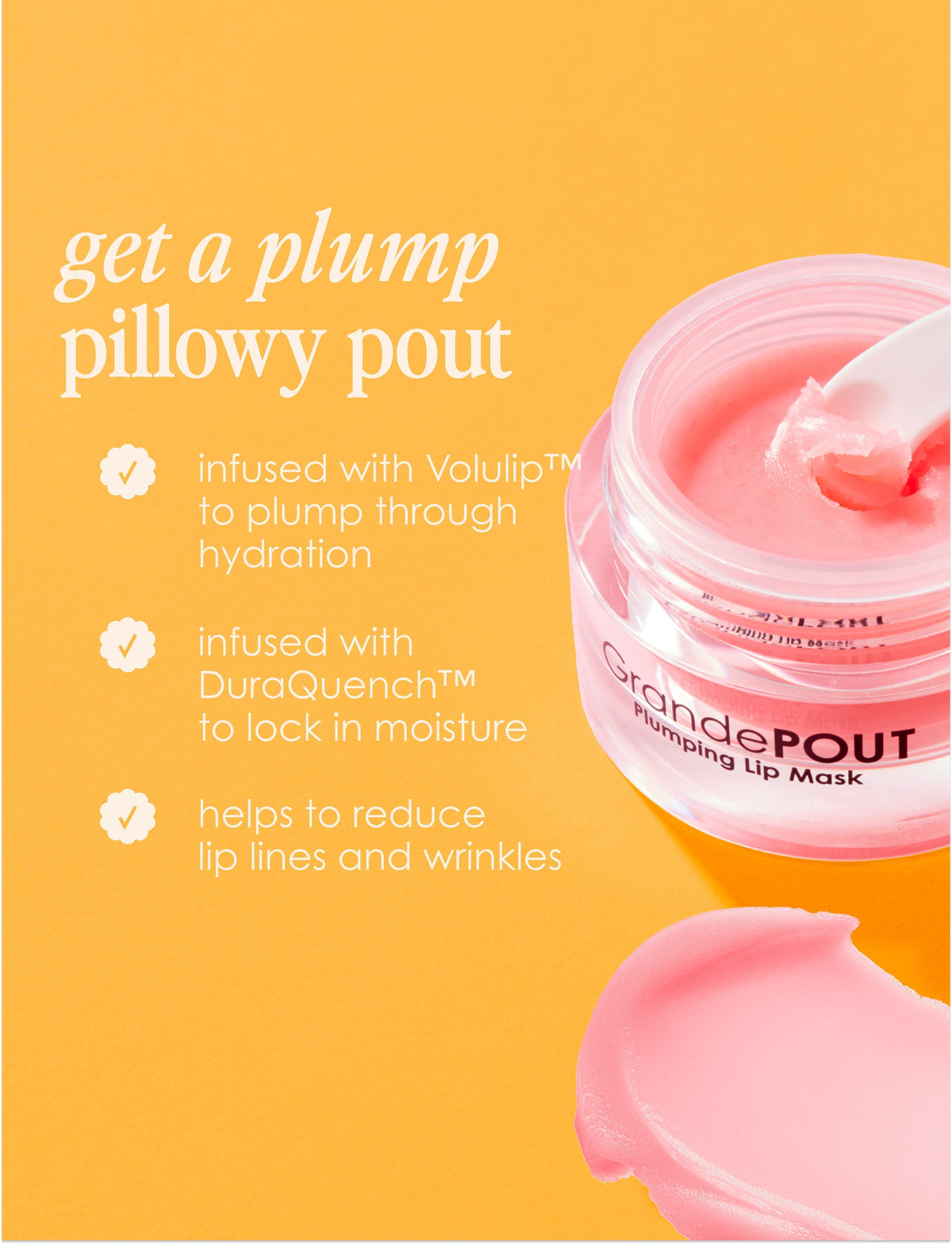 Grande Cosmetics GrandePOUT Plumping Lip Mask - Berry Mojito