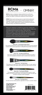 RCMA Makeup x OMNIA Professional Brush Set